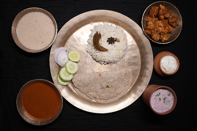 Kolhapuri Chicken Thali
